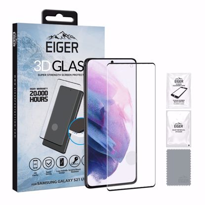 Picture of Eiger Eiger GLASS 3D Case Friendly Screen Protector for Samsung Galaxy S21 Ultra