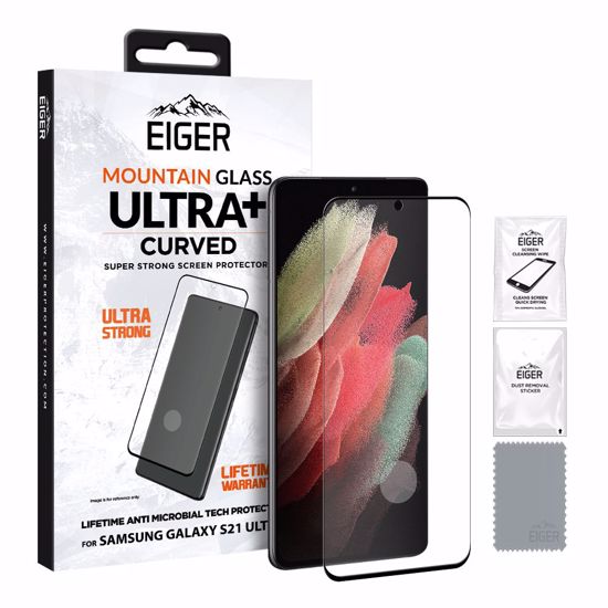 Picture of Eiger Eiger GLASS Mountain ULTRA+ Super Strong Screen Protector for Samsung Galaxy S21 Ultra