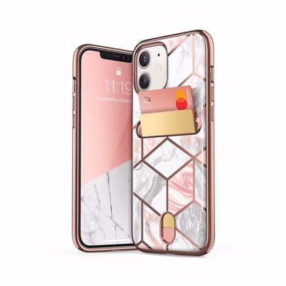 Picture of i-Blason i-Blason Cosmo Wallet Designer Case for Apple iPhone 12/12 Pro in Marble