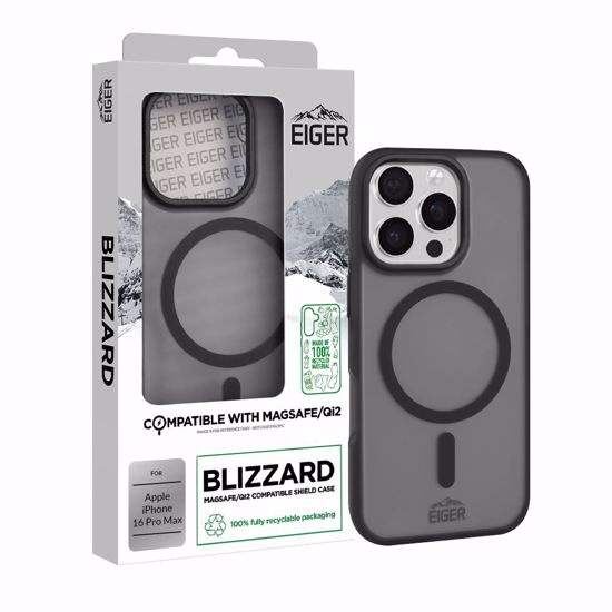 Picture of Eiger Eiger GRS Blizzard Magsafe Case for Apple iPhone 16 Pro Max in Black